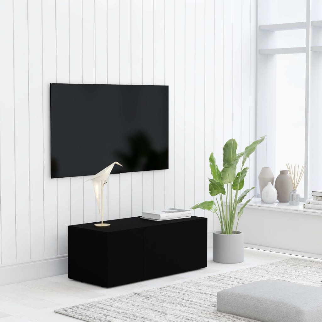 Tv Stolek Betonově Šedý 80 X 34 X 30 Cm Kompozitní Dřevo