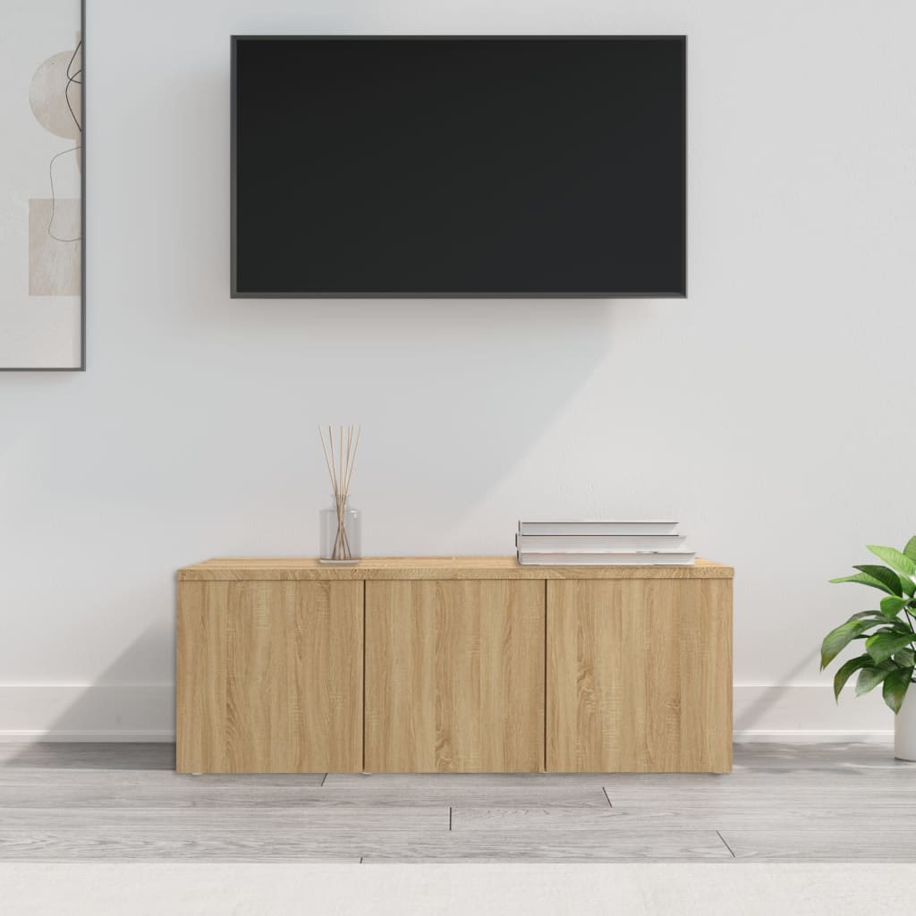 Tv Stolek Betonově Šedý 80 X 34 X 30 Cm Kompozitní Dřevo