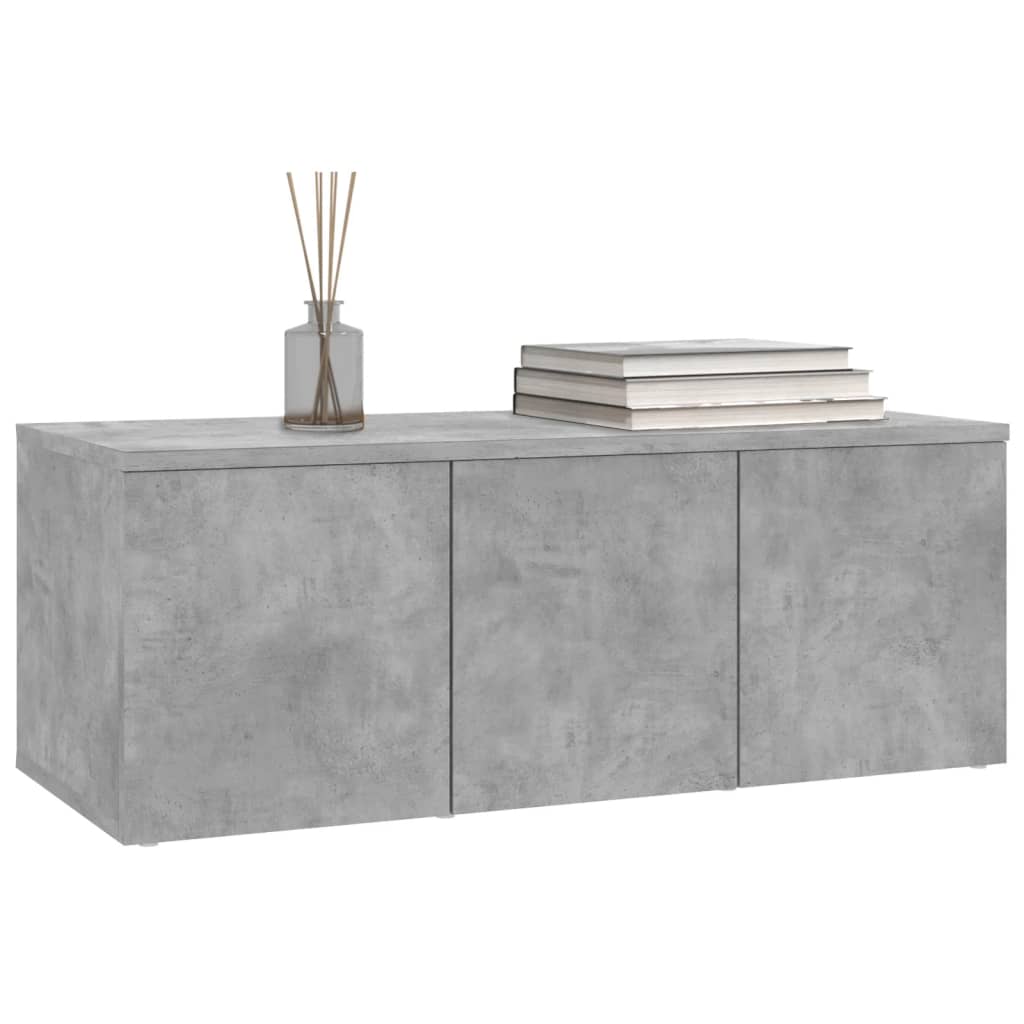 Tv Stolek Betonově Šedý 80 X 34 X 30 Cm Kompozitní Dřevo