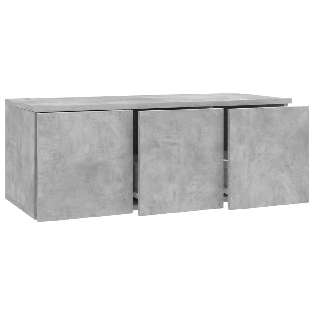 Tv Stolek Betonově Šedý 80 X 34 X 30 Cm Kompozitní Dřevo