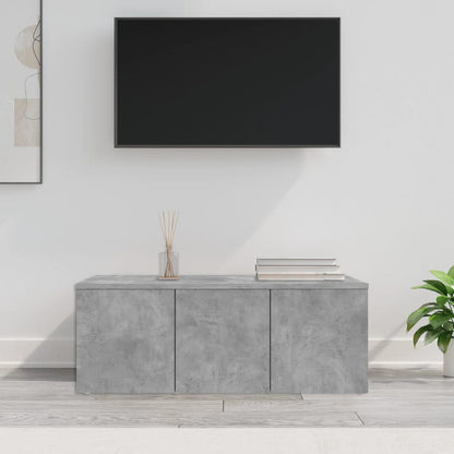 Tv Stolek Betonově Šedý 80 X 34 X 30 Cm Kompozitní Dřevo