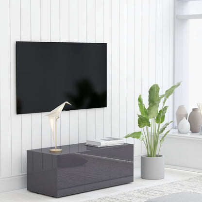 Tv Stolek Betonově Šedý 80 X 34 X 30 Cm Kompozitní Dřevo