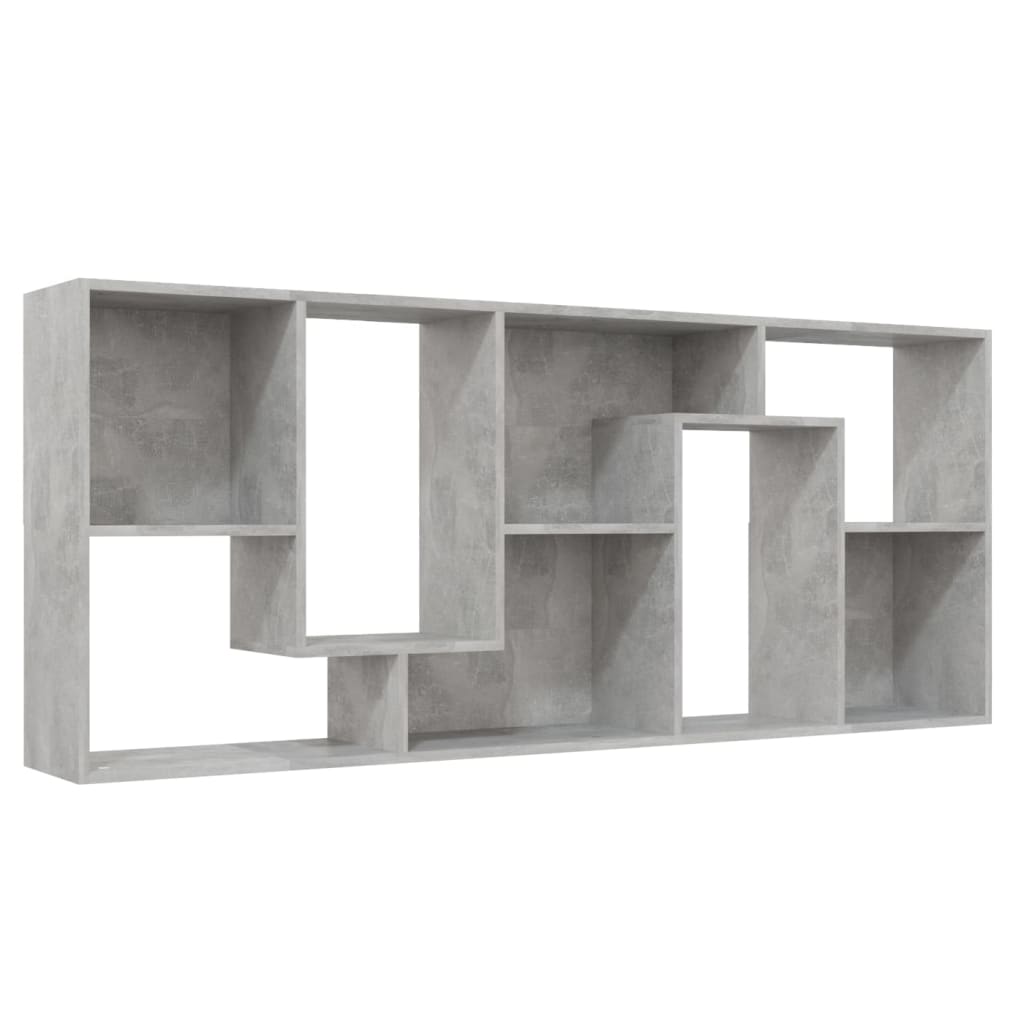 Knihovna Betonově Šedá 67 X 24 X 161 Cm Kompozitní Dřevo
