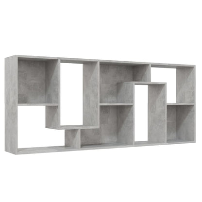 Knihovna Betonově Šedá 67 X 24 X 161 Cm Kompozitní Dřevo