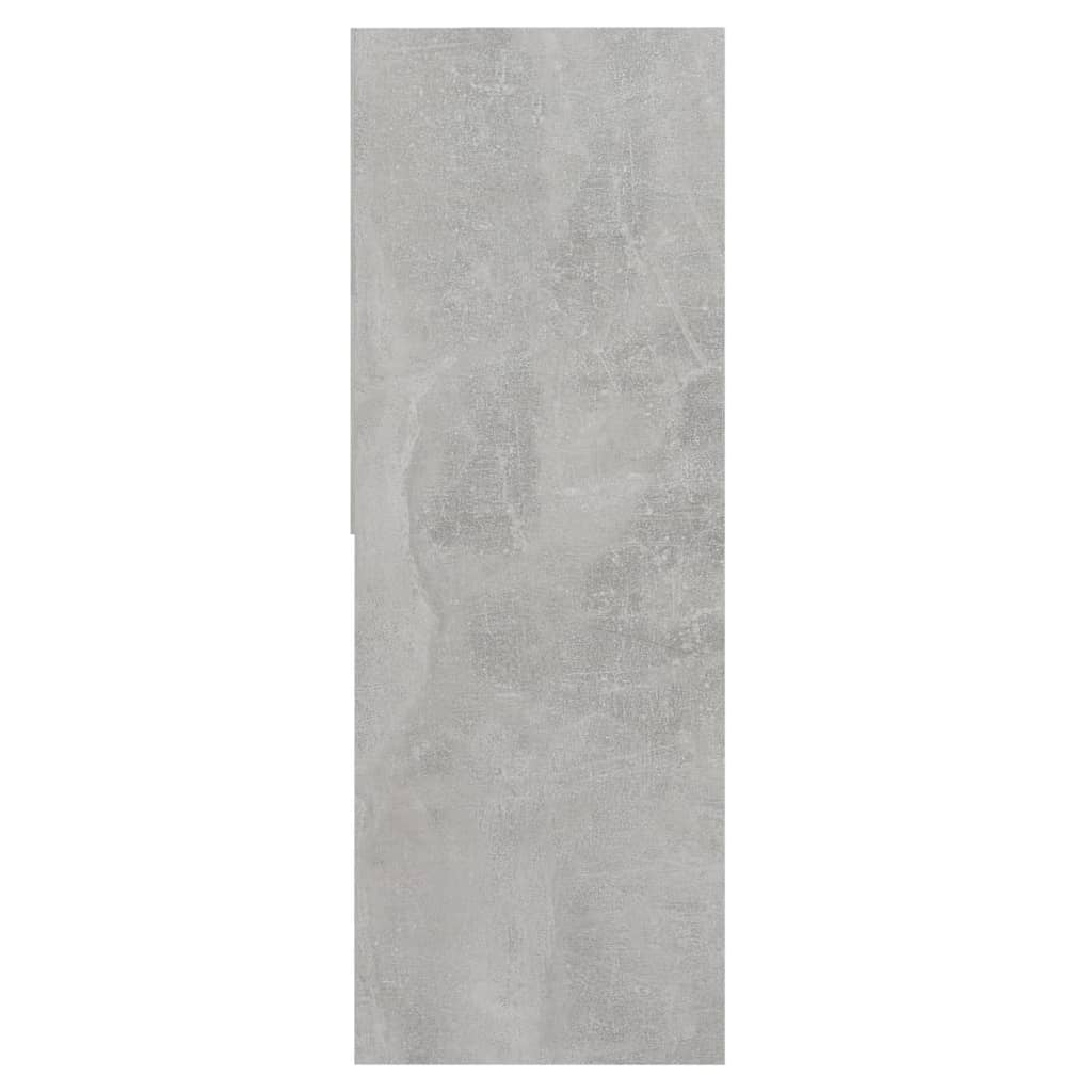 Knihovna Betonově Šedá 67 X 24 X 161 Cm Kompozitní Dřevo