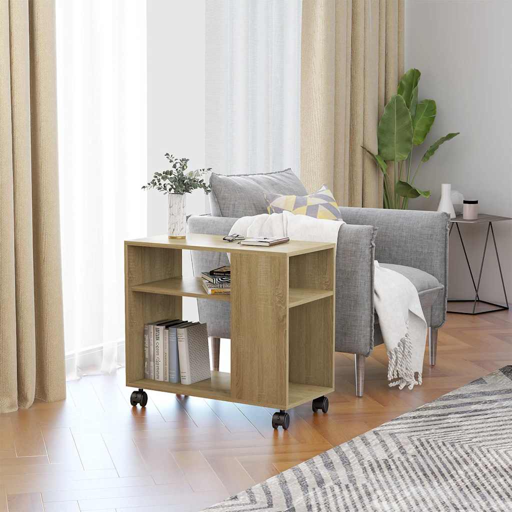 Odkládací Stolek Betonově Šedý 70X35X55 Cm Kompozitní Dřevo