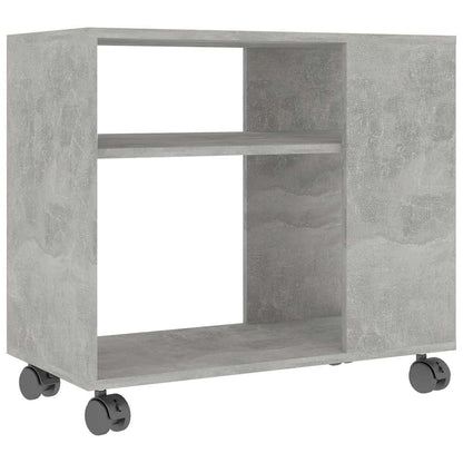 Odkládací Stolek Betonově Šedý 70X35X55 Cm Kompozitní Dřevo