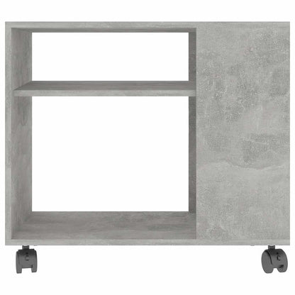 Odkládací Stolek Betonově Šedý 70X35X55 Cm Kompozitní Dřevo