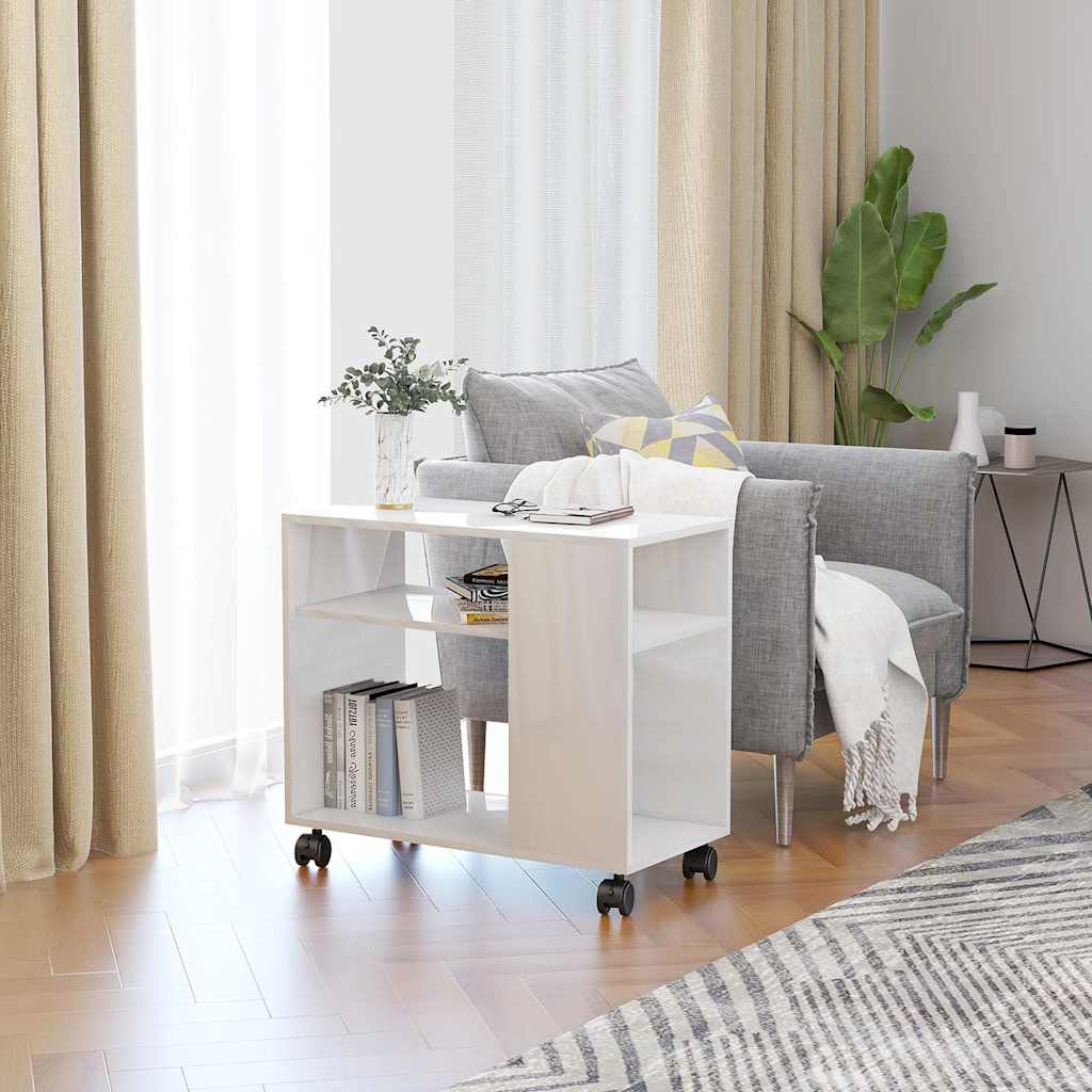Odkládací Stolek Betonově Šedý 70X35X55 Cm Kompozitní Dřevo
