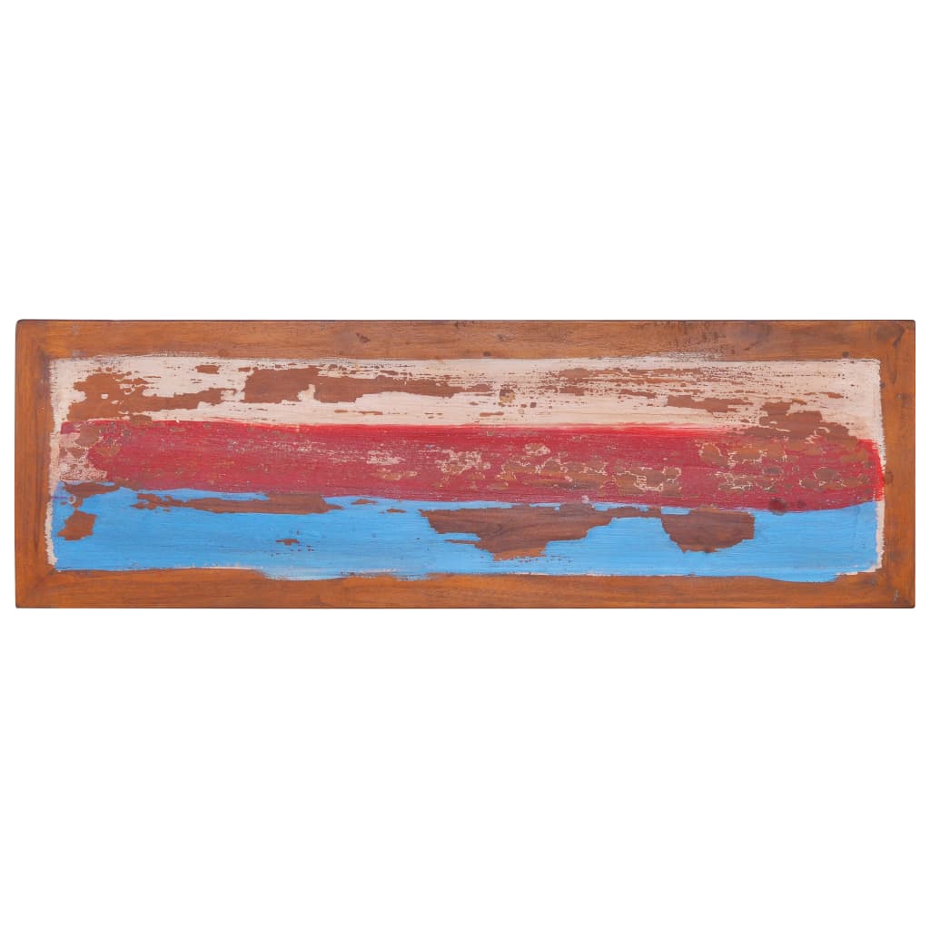 Tv Stolek 110 X 35 X 40 Cm Recyklované Teakové Dřevo