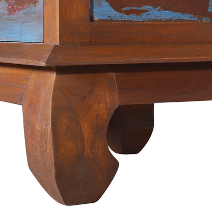 Tv Stolek 110 X 35 X 40 Cm Recyklované Teakové Dřevo