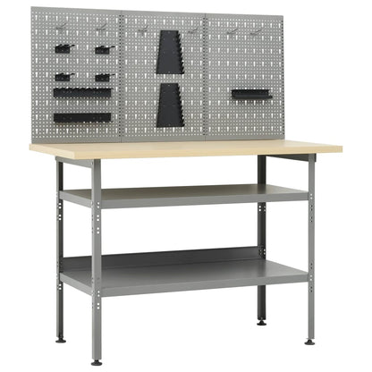 Pracovní Stůl Se Třemi Nástěnnými Panely