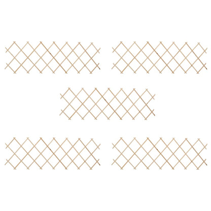 Trelážové Ploty 5 Ks Jedlové Dřevo