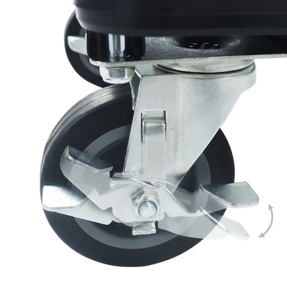 Skládací Přepravní Rudl 150 Kg Hliník Stříbrný