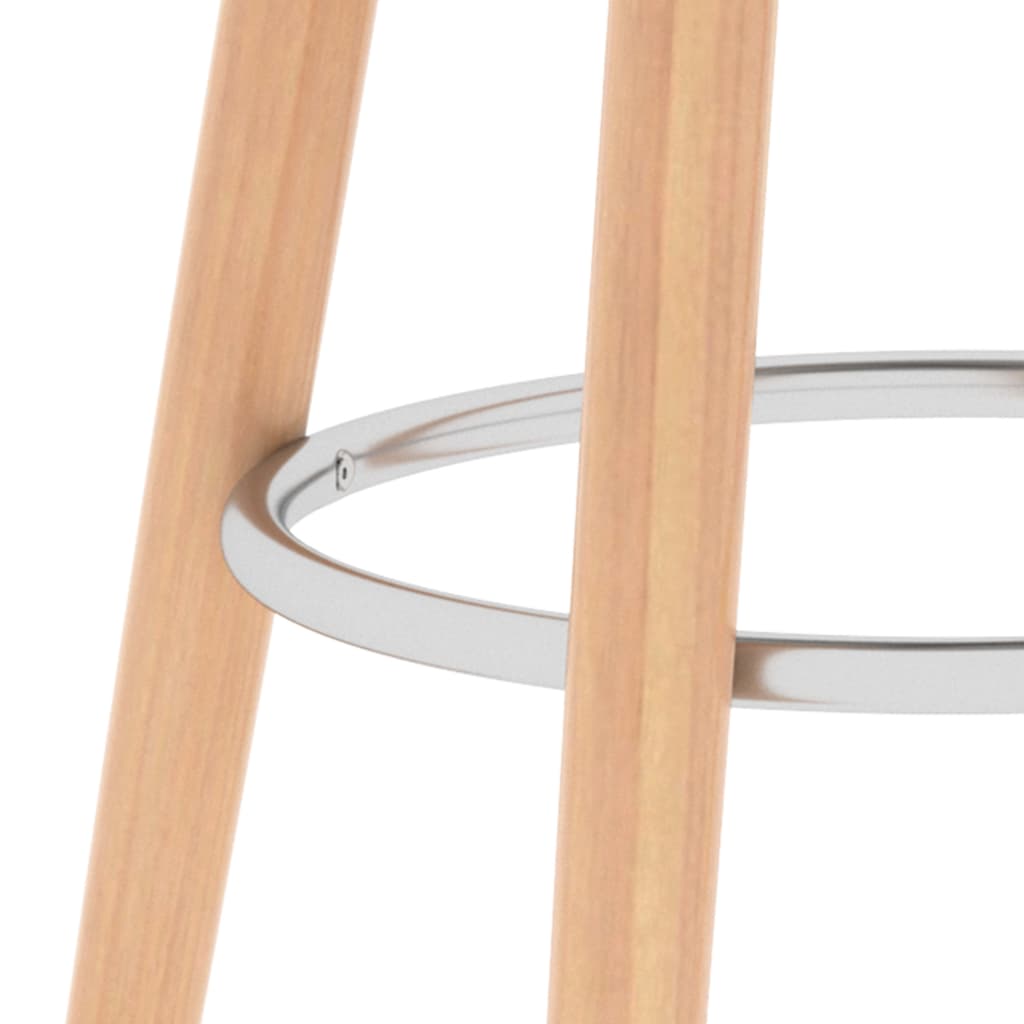 Barové Židle 2 Ks Modré Textil