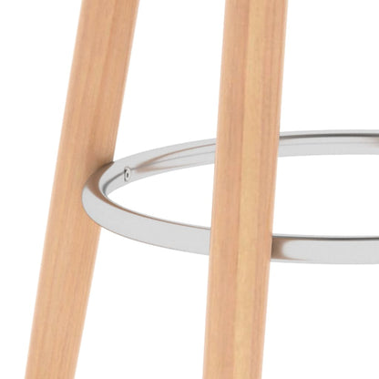 Barové Židle 2 Ks Modré Textil