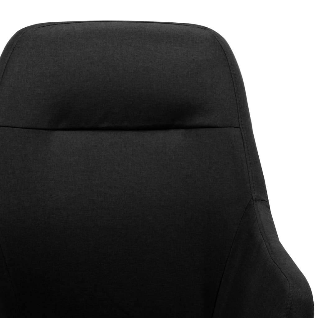 Houpací Křeslo Černé Textil