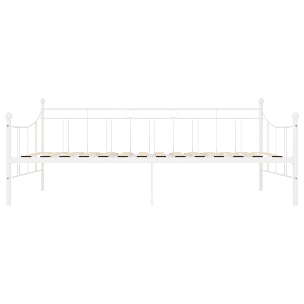 Rám Denní Postele Bílý Kov 90 X 200 Cm