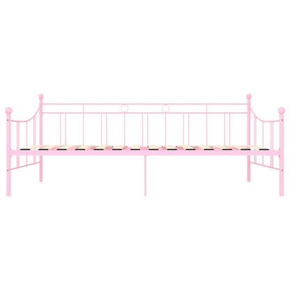 Rám Denní Postele Růžový Kov 90 X 200 Cm