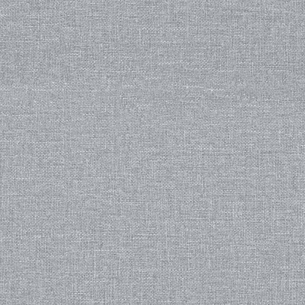 Polohovací Křeslo Světle Šedé Textil