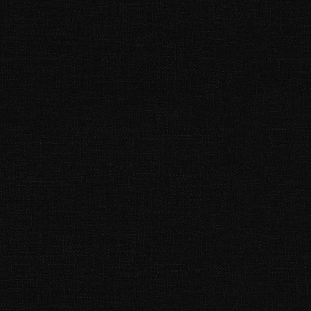 Polohovací Křeslo Černé Textil