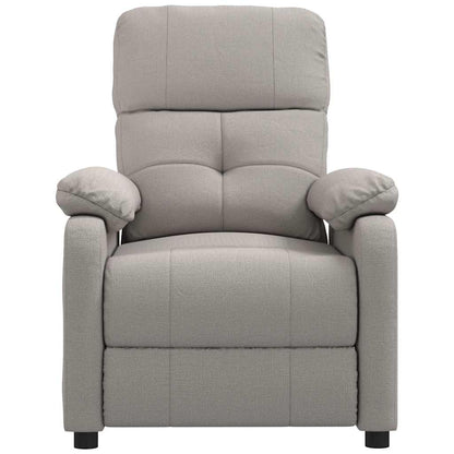 Polohovací Křeslo Taupe Textil