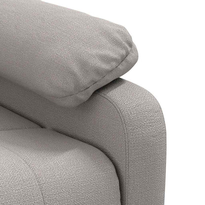 Polohovací Křeslo Taupe Textil