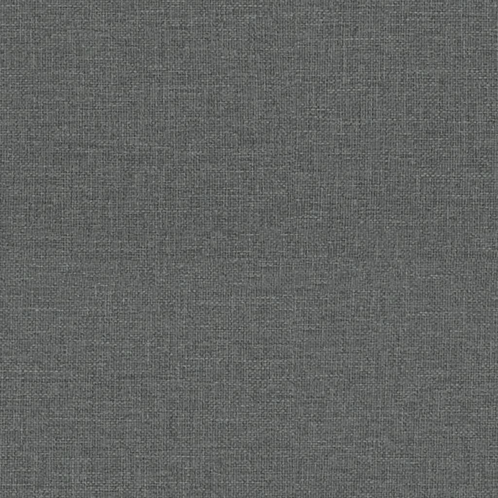 Masážní Křeslo Tmavě Šedé Textil