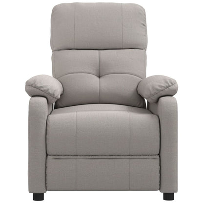 Masážní Křeslo Taupe Textil