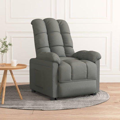 Polohovací Křeslo Hnědé Textil