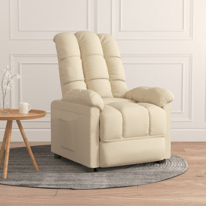 Polohovací Křeslo Hnědé Textil
