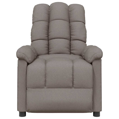 Masážní Křeslo Taupe Textil