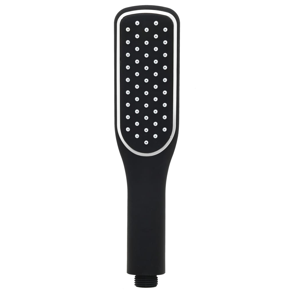 Sprchový Set Se Dvěma Hlavicemi Se Směšovačem A Hadicí Černý