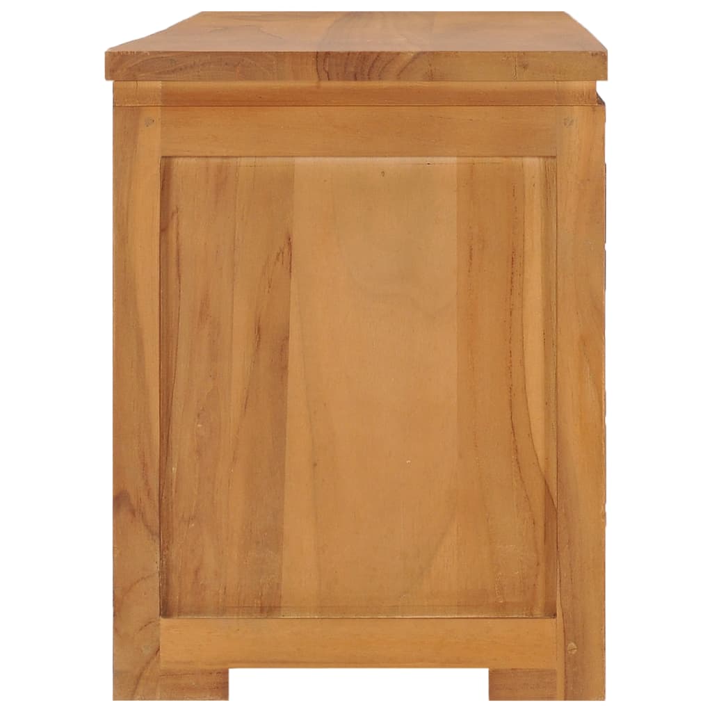 Tv Stolek 110 X 30 X 40 Cm Masivní Teakové Dřevo