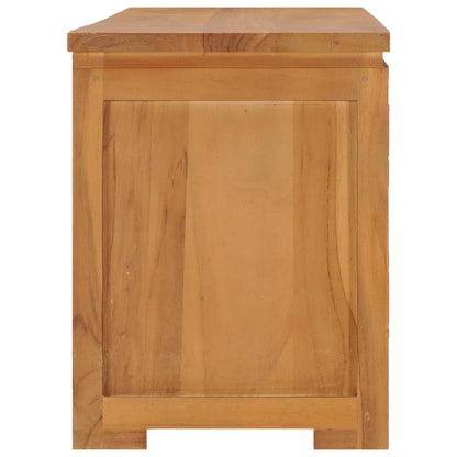 Tv Stolek 110 X 30 X 40 Cm Masivní Teakové Dřevo