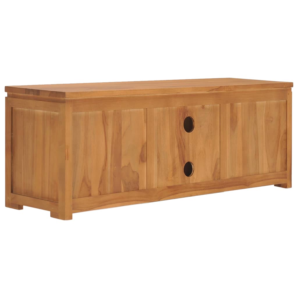 Tv Stolek 110 X 30 X 40 Cm Masivní Teakové Dřevo