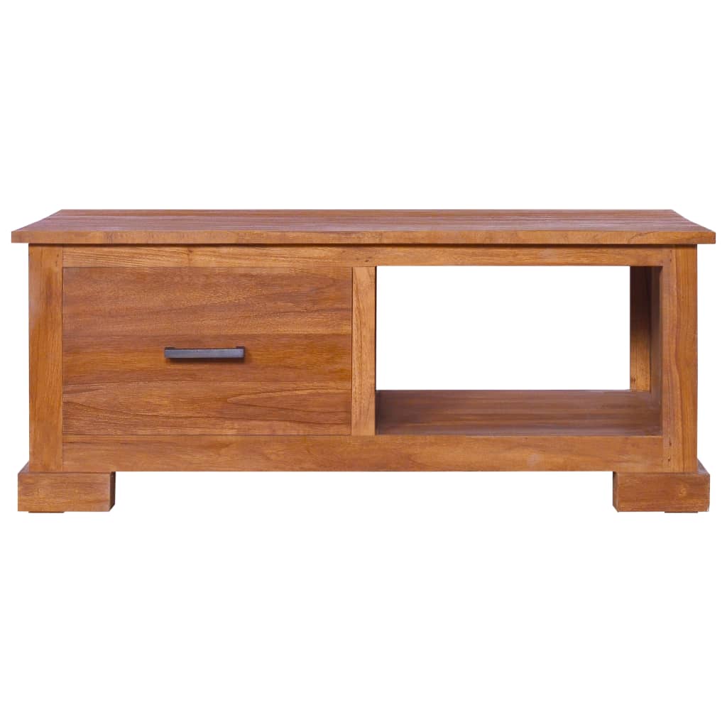 Tv Stolek 90 X 50 X 37 Cm Masivní Teakové Dřevo