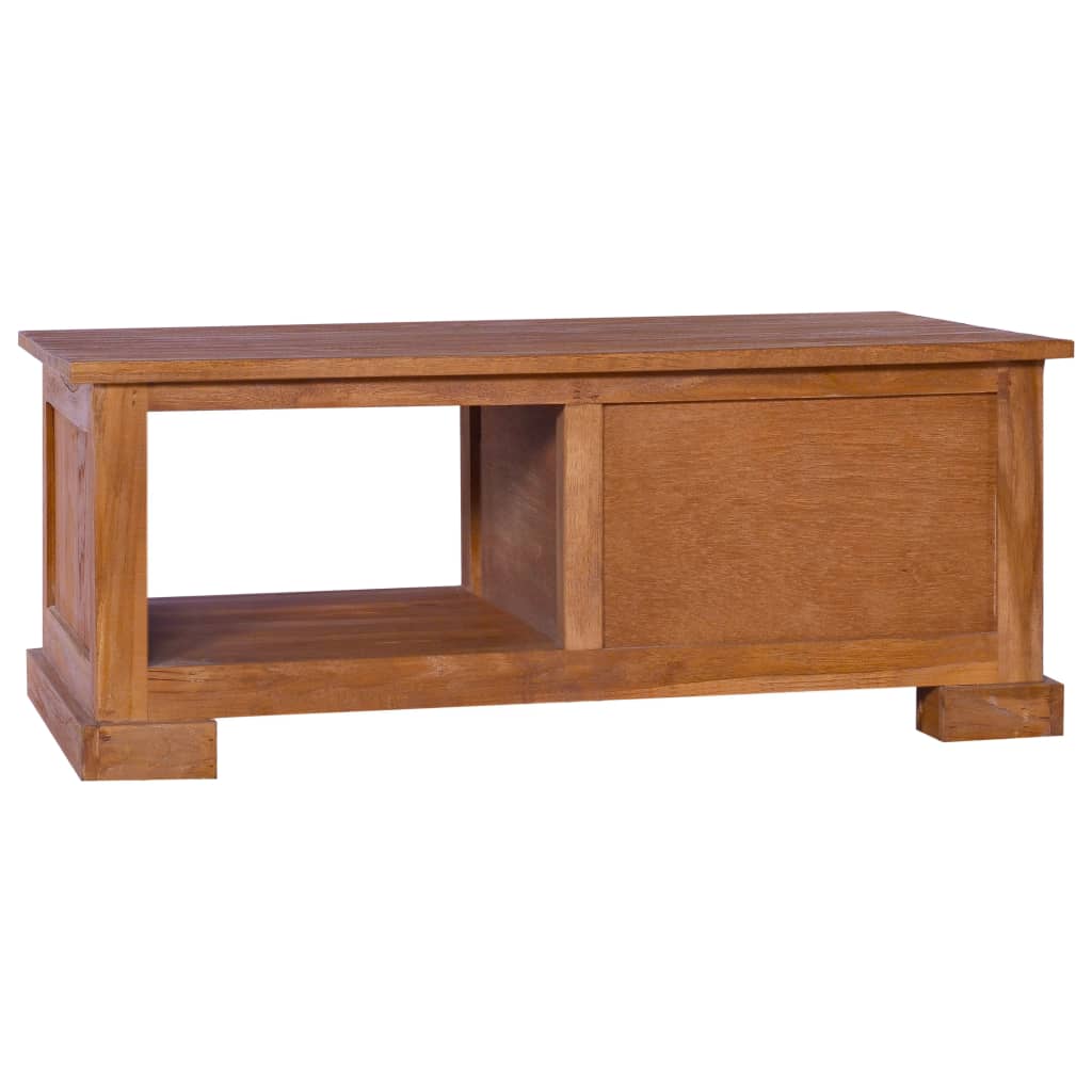 Tv Stolek 90 X 50 X 37 Cm Masivní Teakové Dřevo