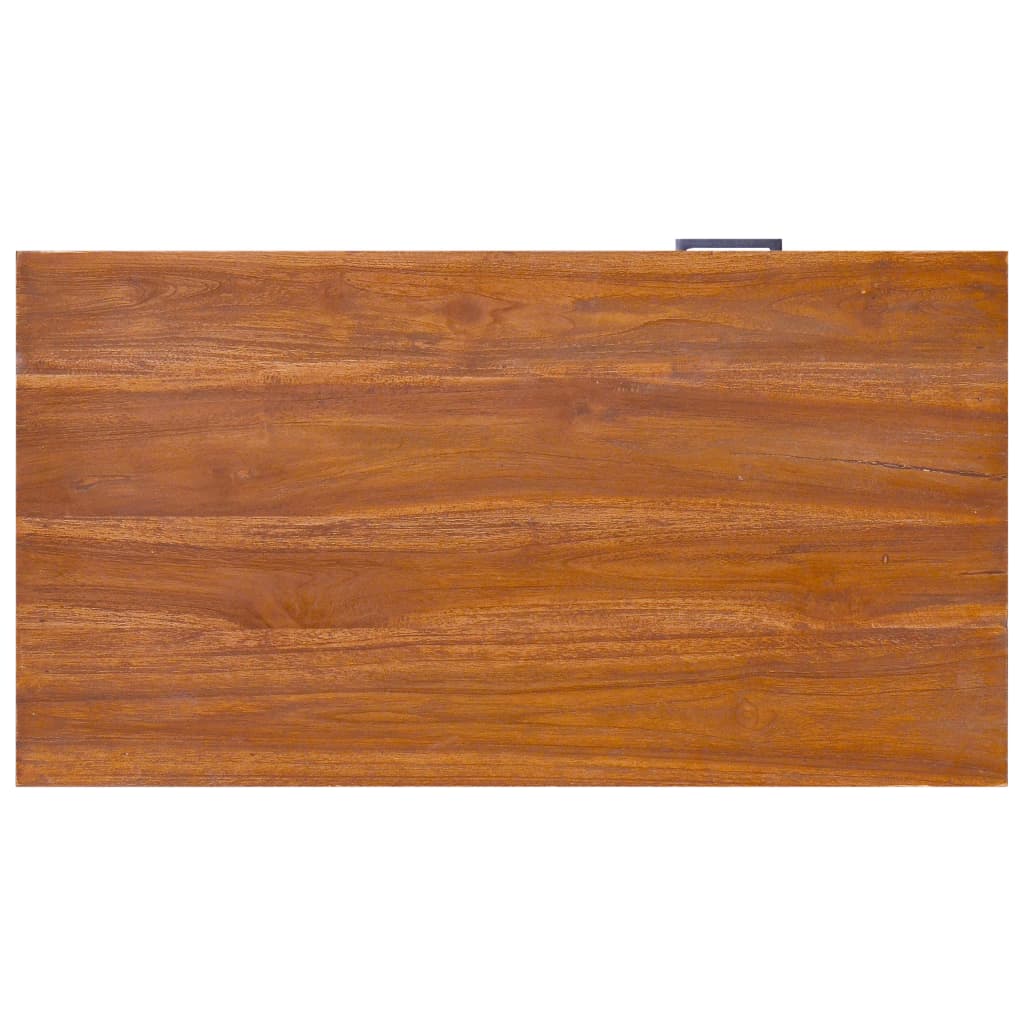 Tv Stolek 90 X 50 X 37 Cm Masivní Teakové Dřevo