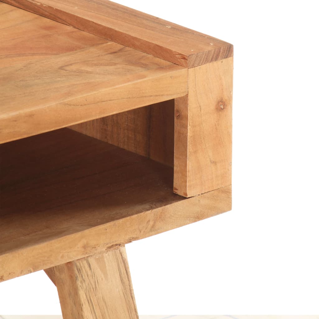 Konferenční Stolek 100 X 50 X 45 Cm Masivní Akáciové Dřevo