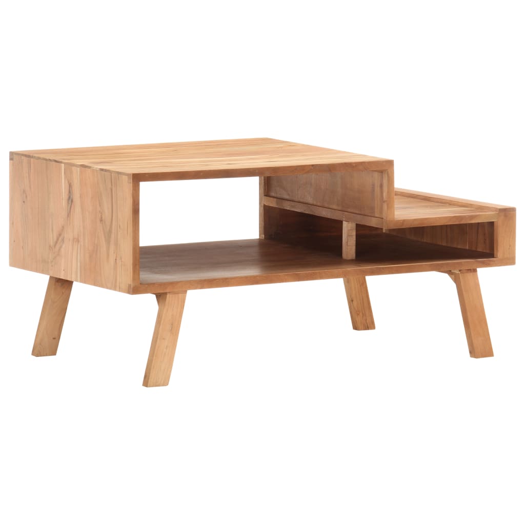 Konferenční Stolek 100 X 50 X 45 Cm Masivní Akáciové Dřevo