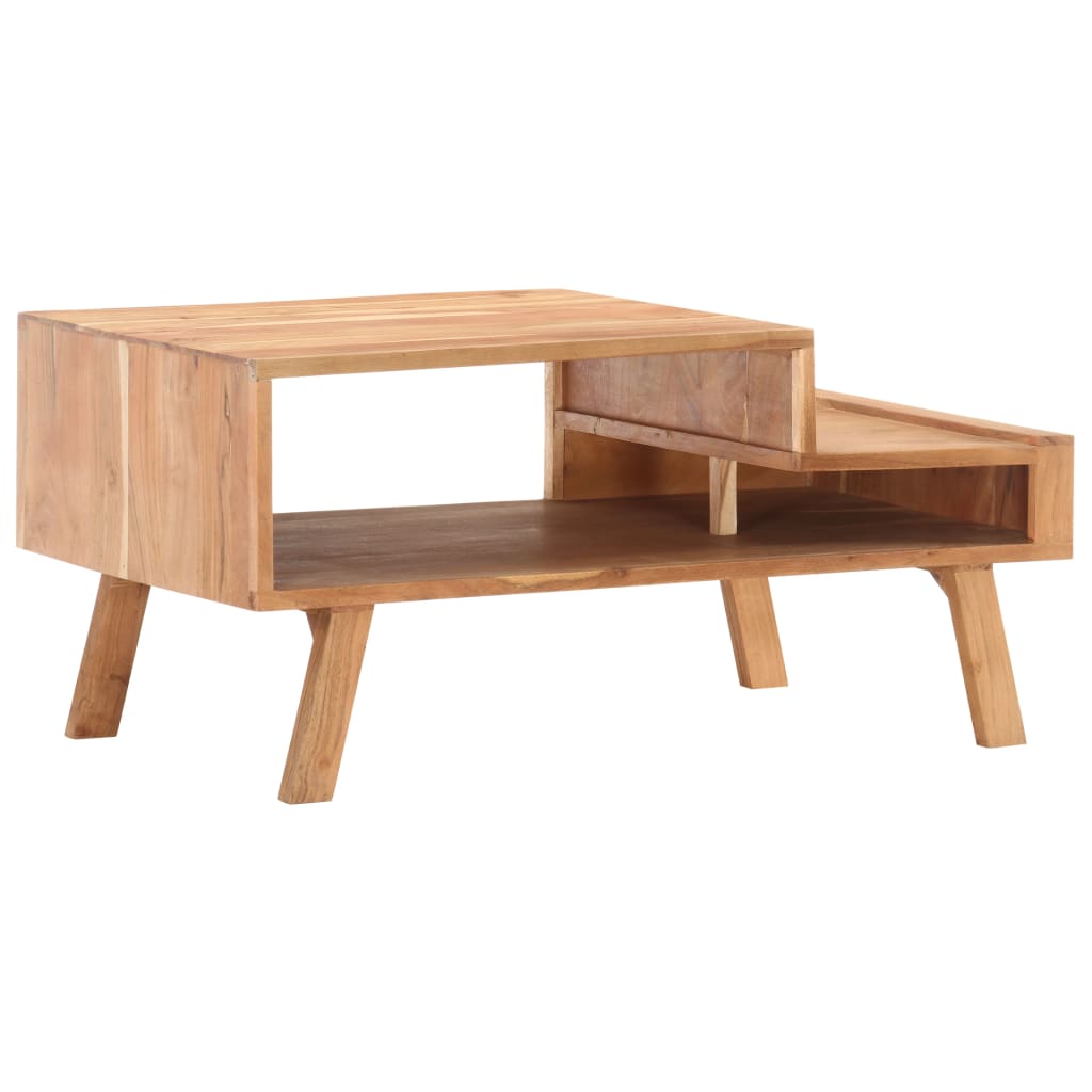Konferenční Stolek 100 X 50 X 45 Cm Masivní Akáciové Dřevo