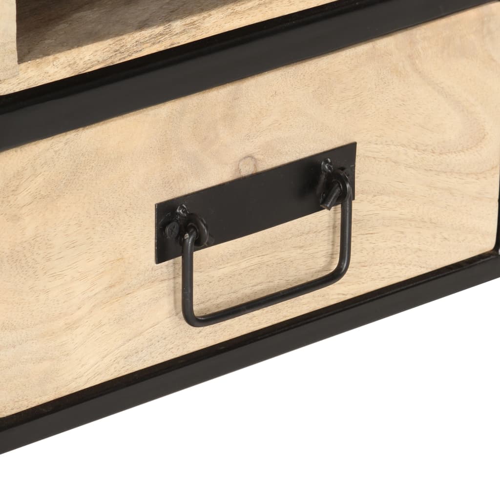 Konferenční Stolek 100 X 50 X 40 Cm Masivní Mangovníkové Dřevo