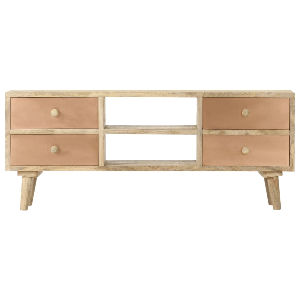 Tv Stolek 110 X 30 X 45 Cm Masivní Mangovníkové Dřevo