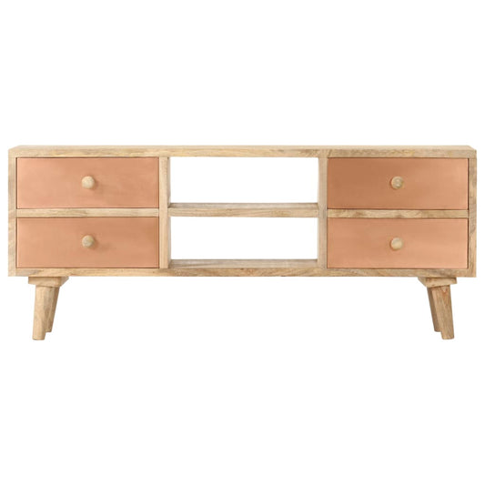 Tv Stolek 110 X 30 X 45 Cm Masivní Mangovníkové Dřevo