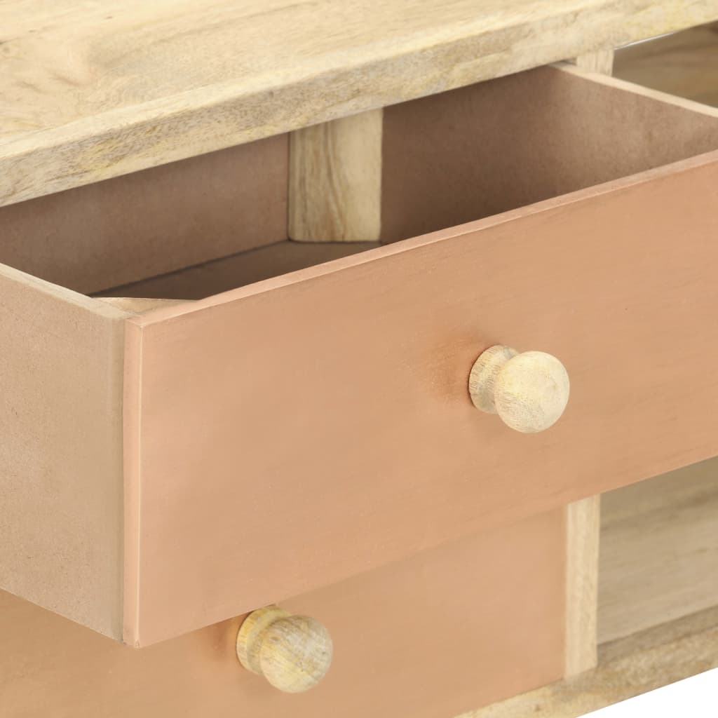 Tv Stolek 110 X 30 X 45 Cm Masivní Mangovníkové Dřevo