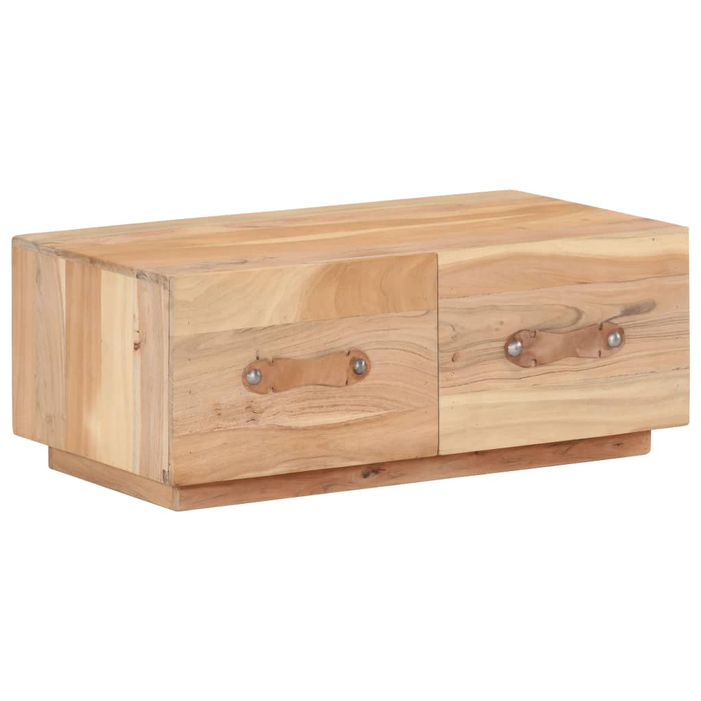 Konferenční Stolek 90 X 50 X 35 Cm Masivní Recyklované Dřevo