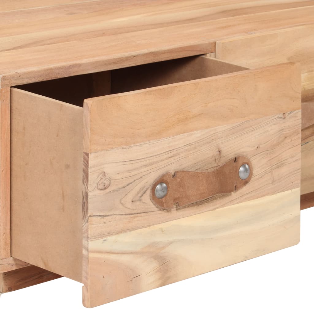 Konferenční Stolek 90 X 50 X 35 Cm Masivní Recyklované Dřevo