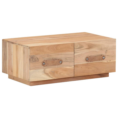 Konferenční Stolek 90 X 50 X 35 Cm Masivní Recyklované Dřevo