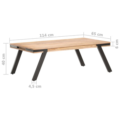 Konferenční Stolek 114 X 65 X 40 Cm Masivní Mangovník